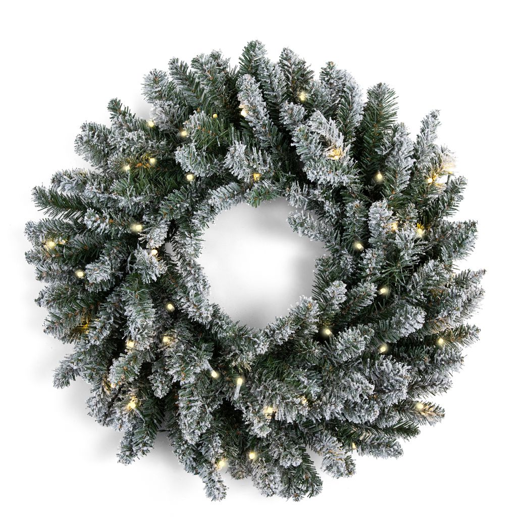 Wreath Blue Spruce Frosted