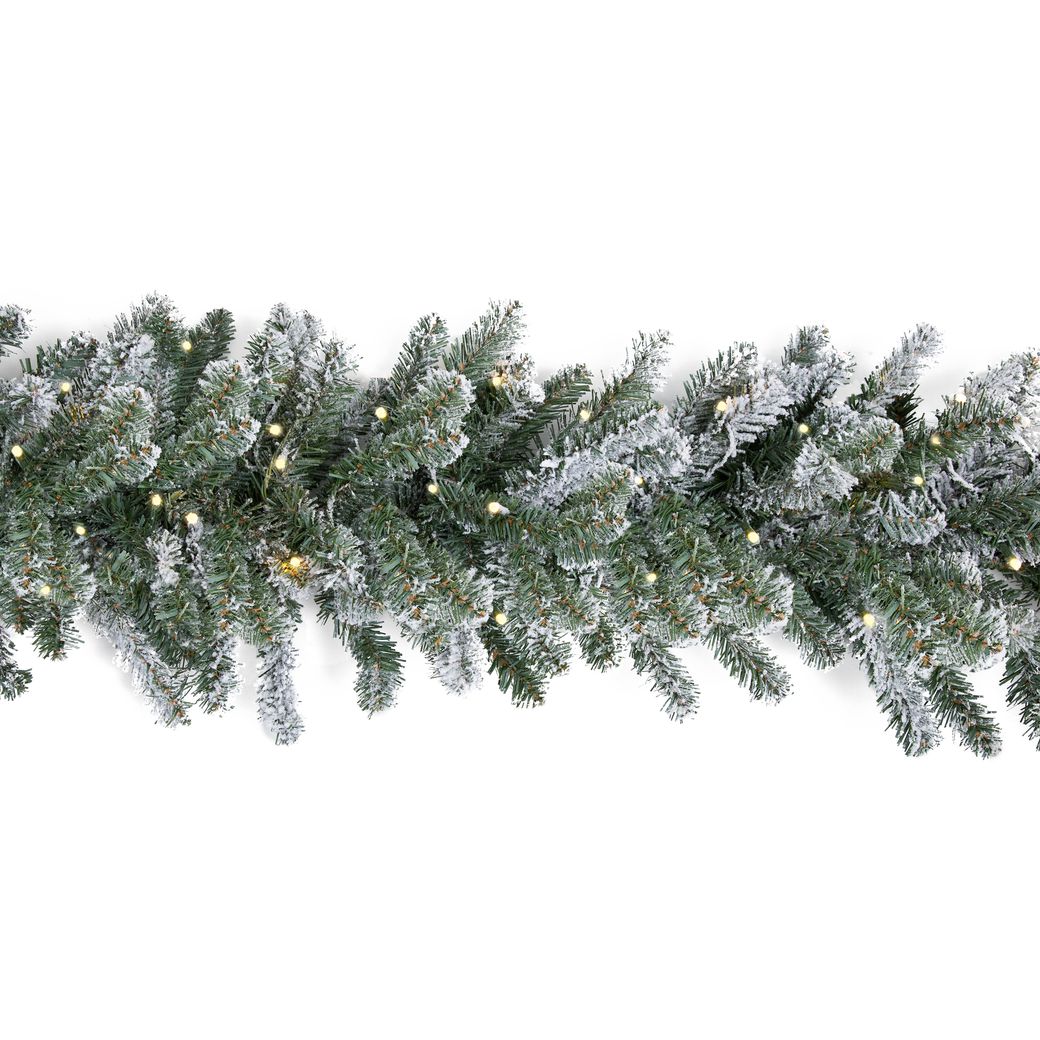 Garland Blue Spruce Frosted