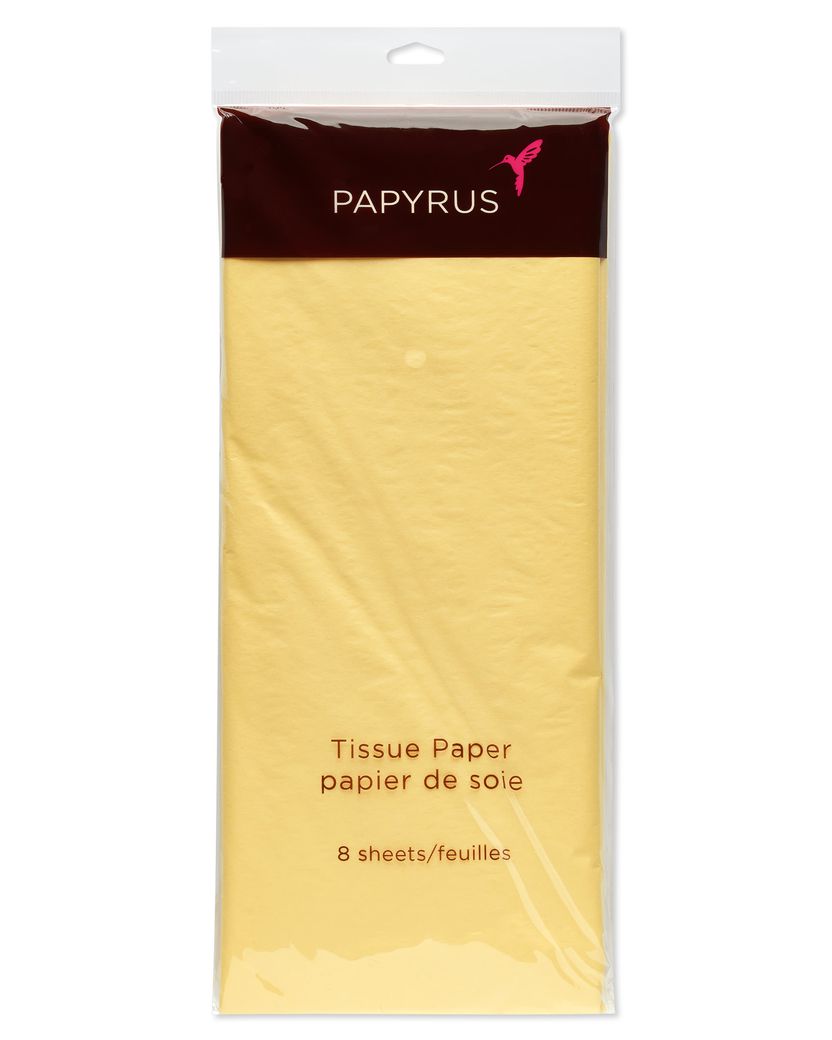 Yellow Tissue Paper, 8-Sheets Image 5