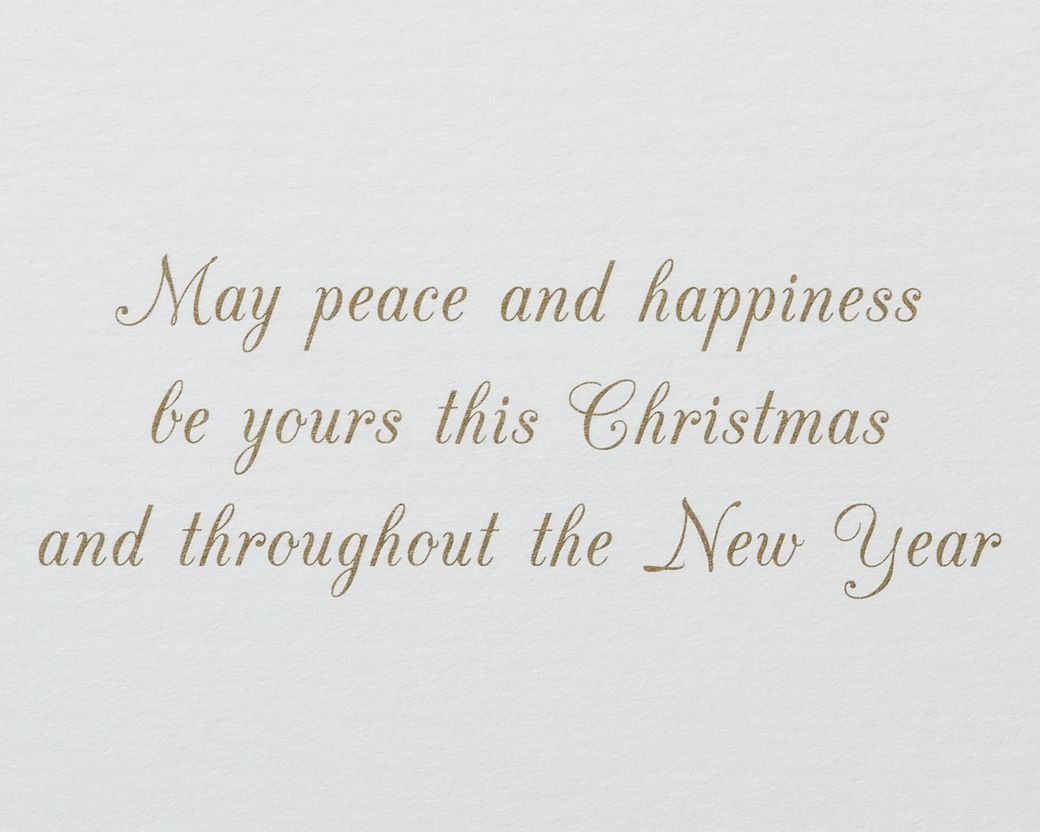 Peace and Happiness Snowbird Christmas Boxed Cards, 20-Count Image 3