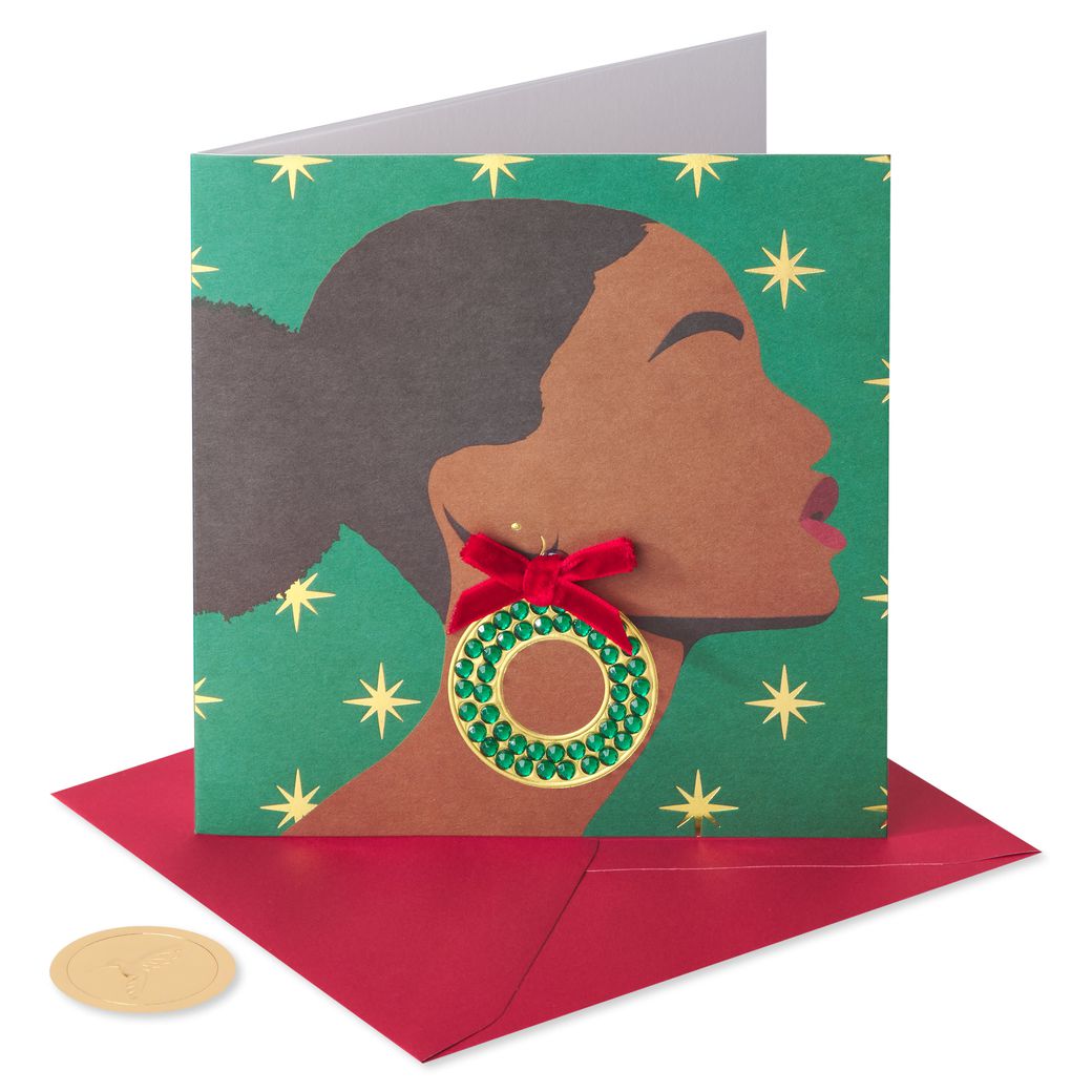 ‘Tis the Season to Sparkle Christmas Greeting Card Image 4
