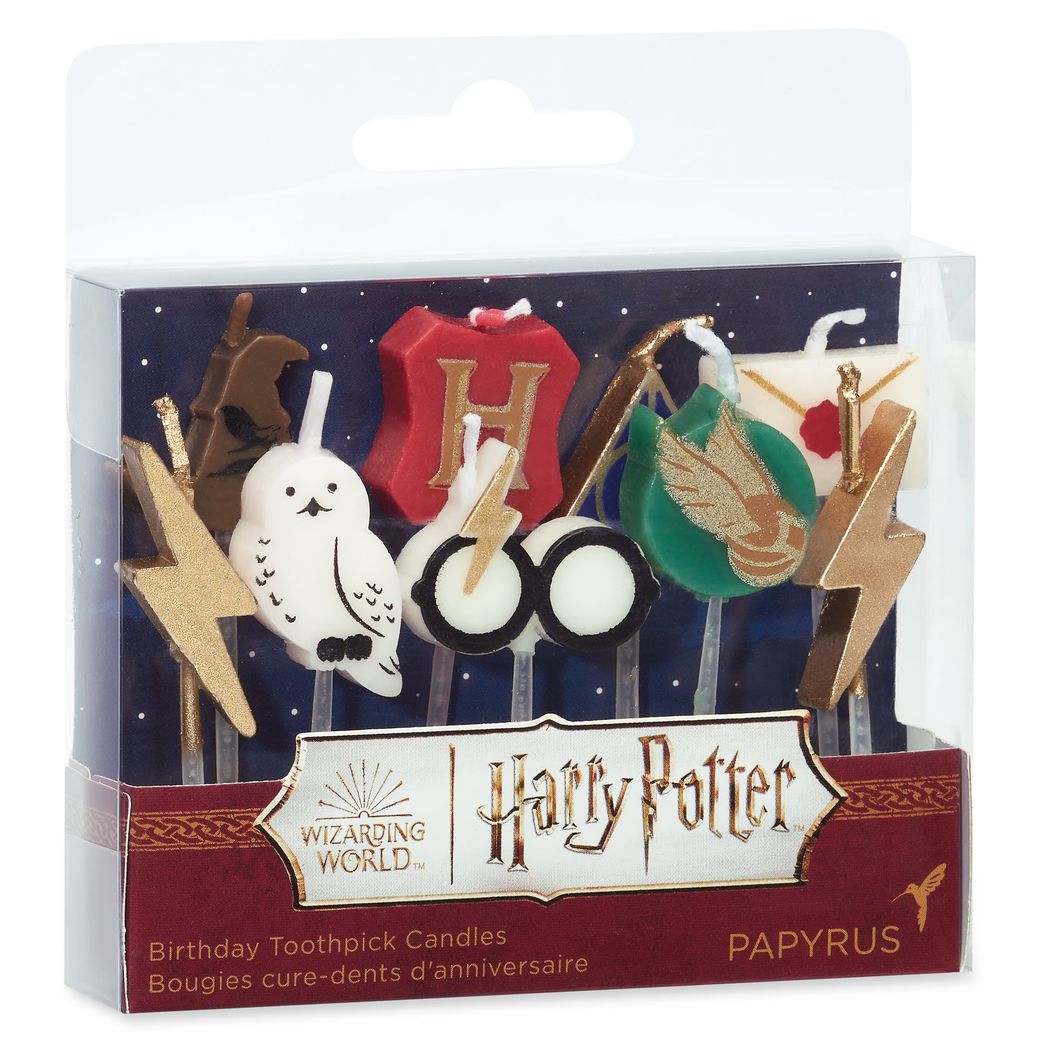 Harry Potter Cake Topper Birthday Candles, 9-Count Image 3