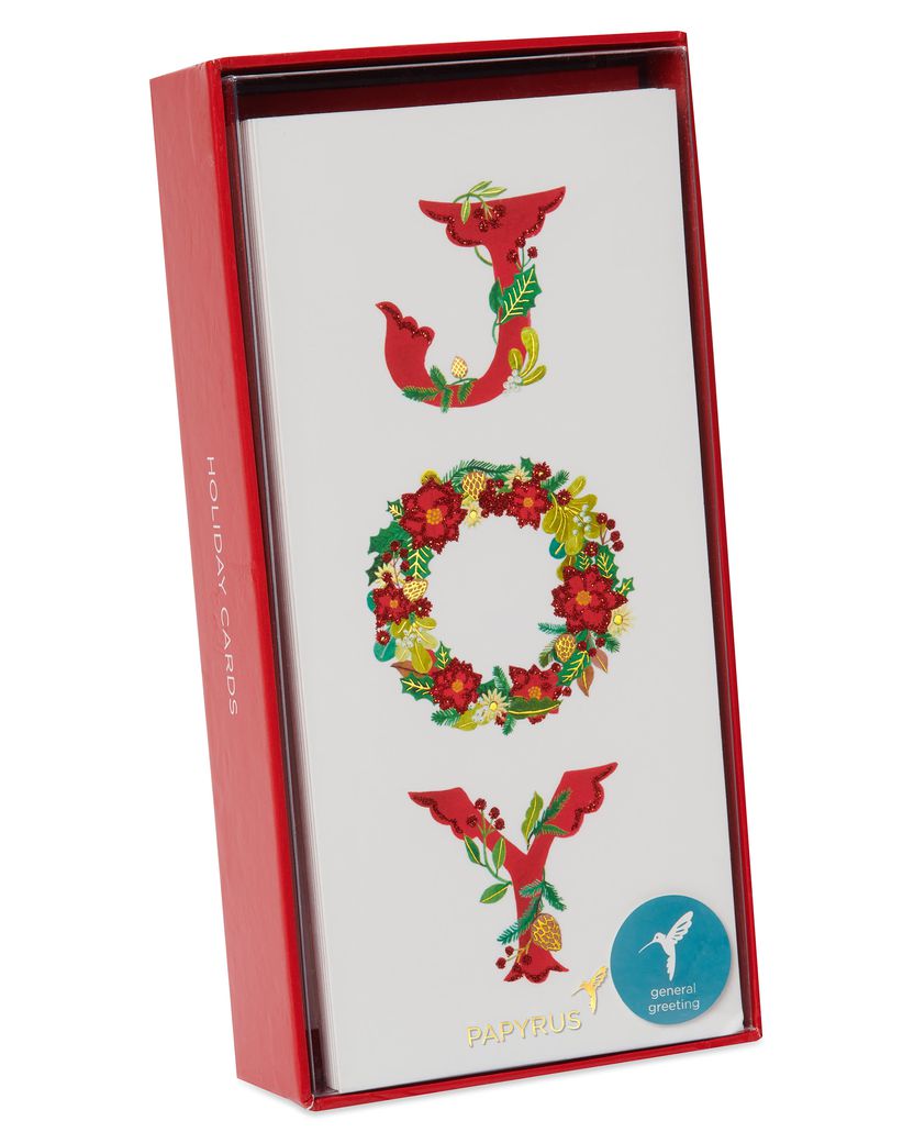 Joy Wreath Holiday Boxed Cards, 16-Count Image 6