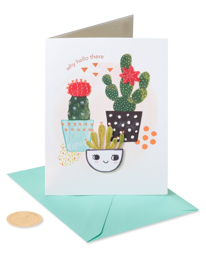 Happy Cacti Friendship Greeting CardImage 3