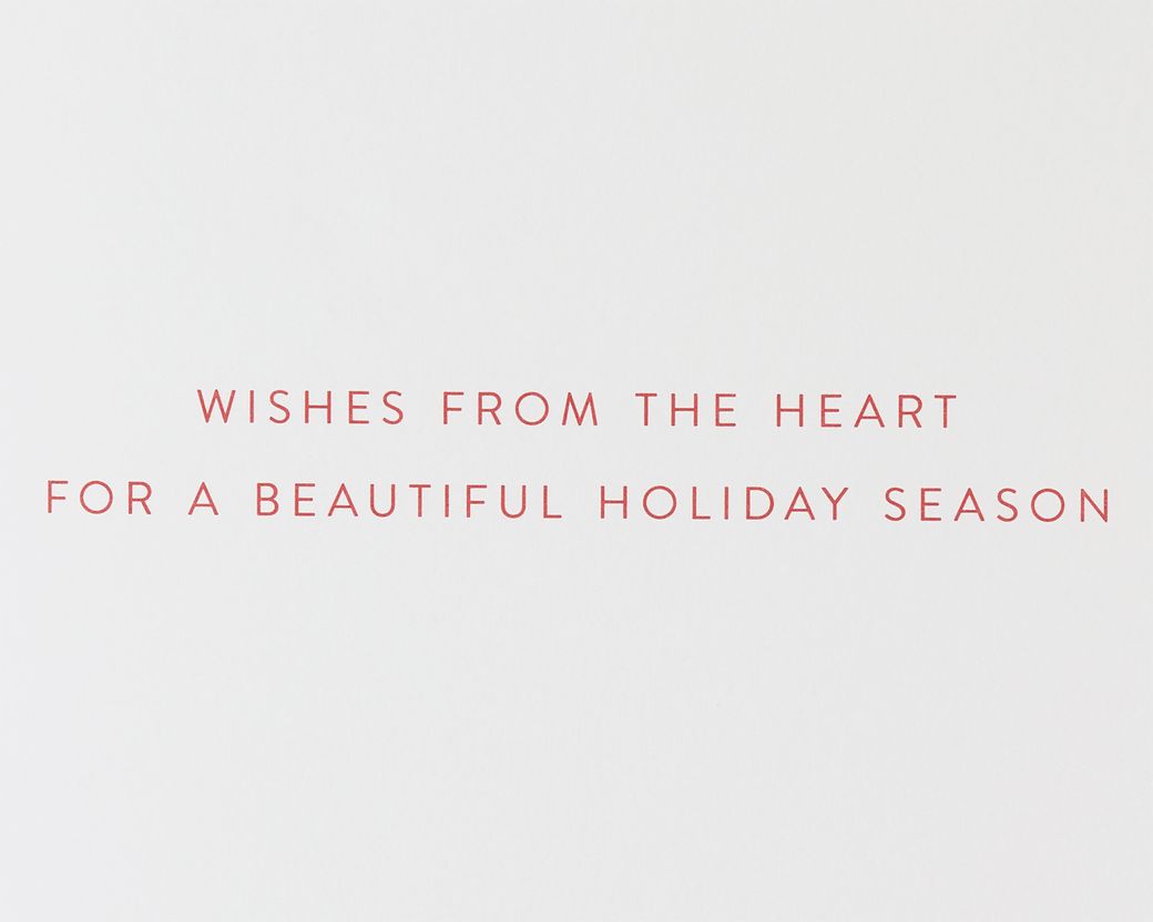 Wishes from the Heart Christmas Greeting Card 2