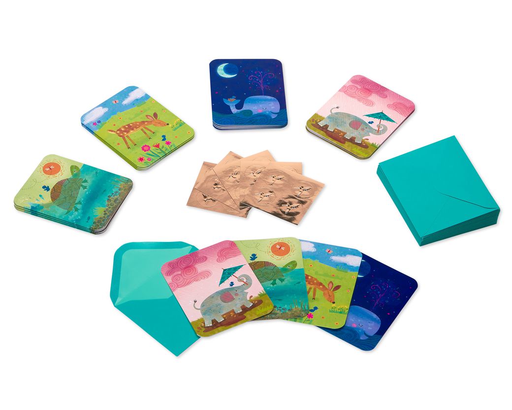 Sea Creatures Boxed Cards And Envelopes, 20-Count - Papyrus