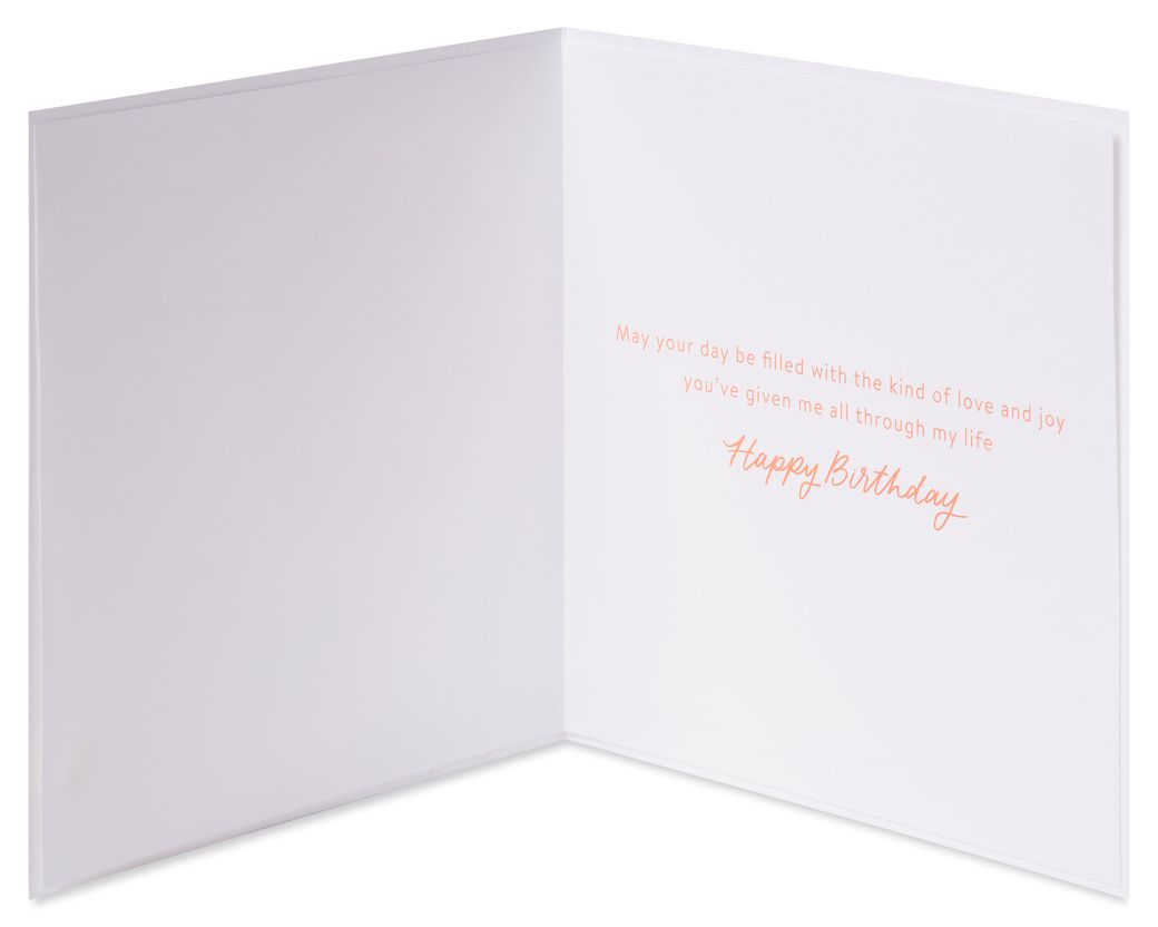 Red Poppy Birthday Greeting Card for Mom Image 1