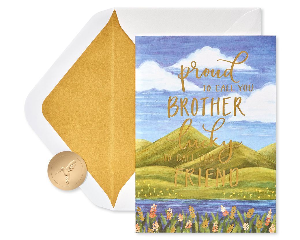 Truly Wonderful Person Birthday Greeting Card for Brother