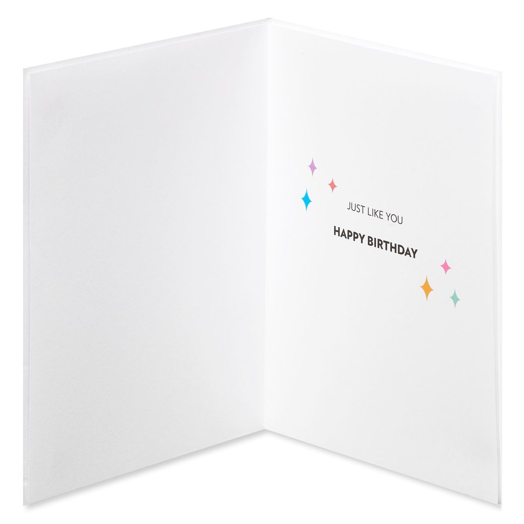 Just Like You Birthday Greeting Card for LGBTQIA+ Image 2