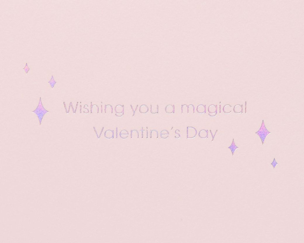 Magical Unicorn Valentine's Day Greeting Card Image 3