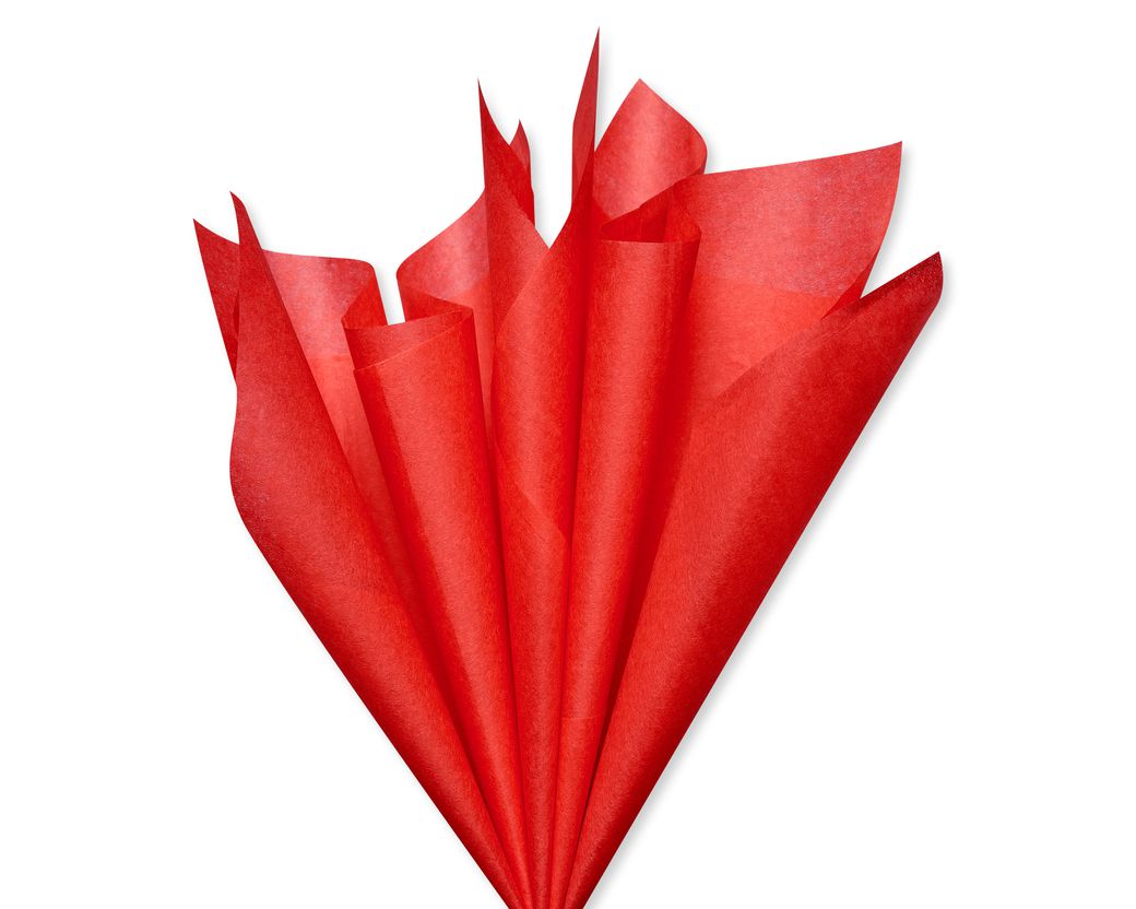 Scarlet Tissue Paper, 8-Sheets Image 2
