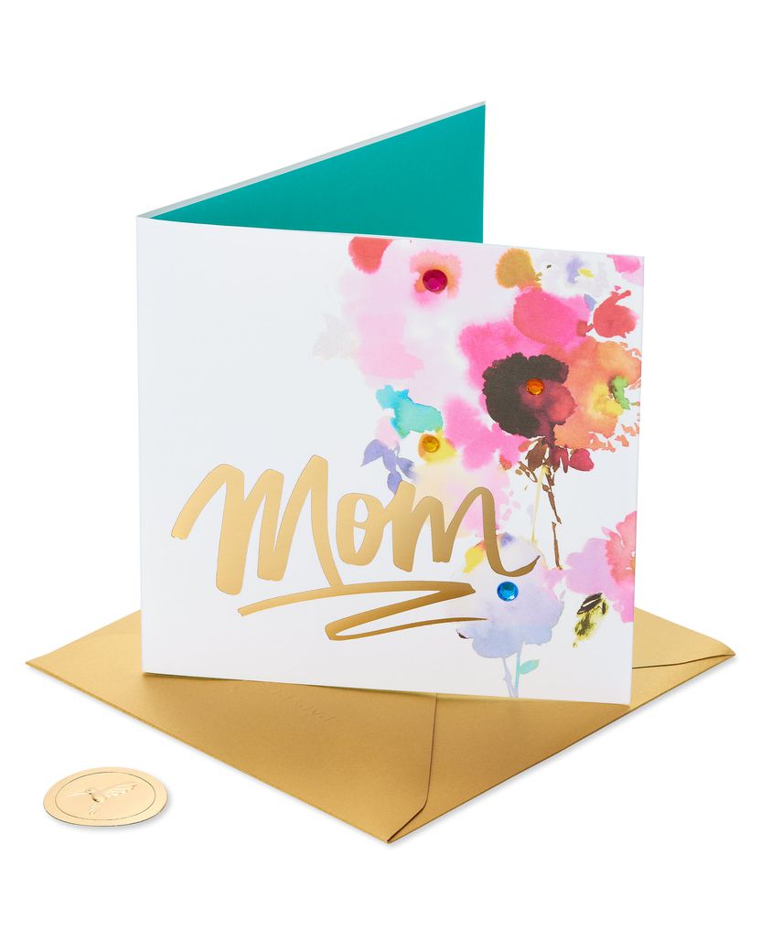 Bright Floral Mother's Day Greeting CardImage 1
