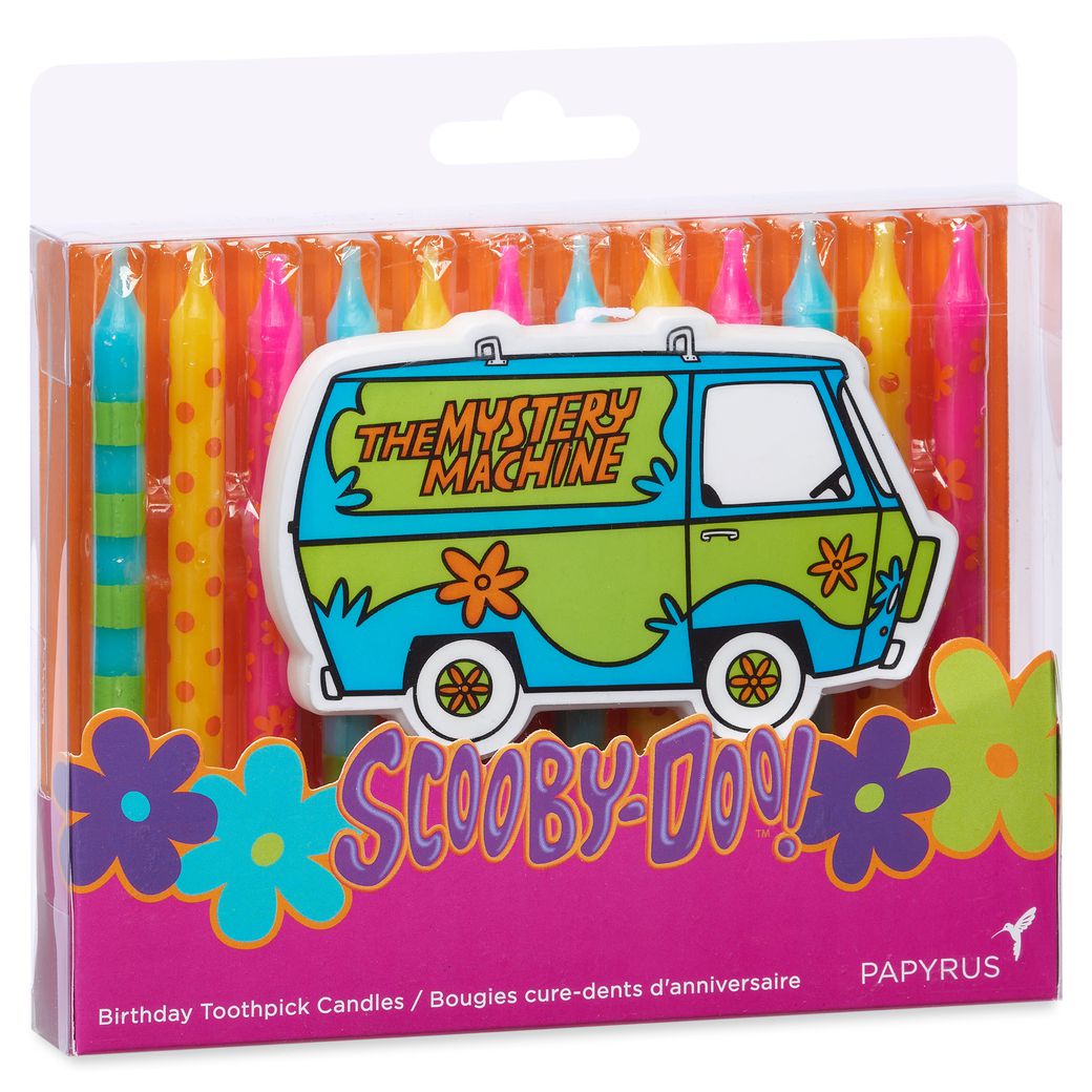 Scooby-Doo Mystery Machine Cake Topper Birthday Candles, 13-Count Image 3