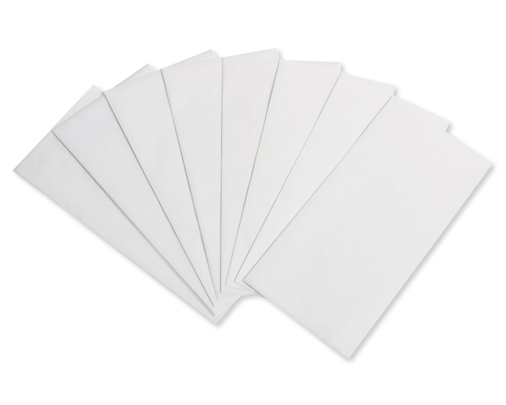 White Tissue Paper, 8-Sheets - Papyrus