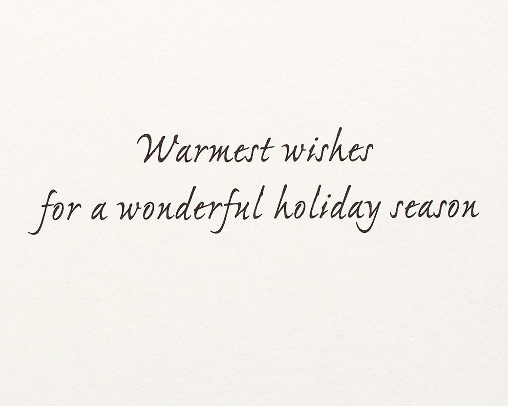 Wonderful Holiday Season Christmas Greeting Card Image 3