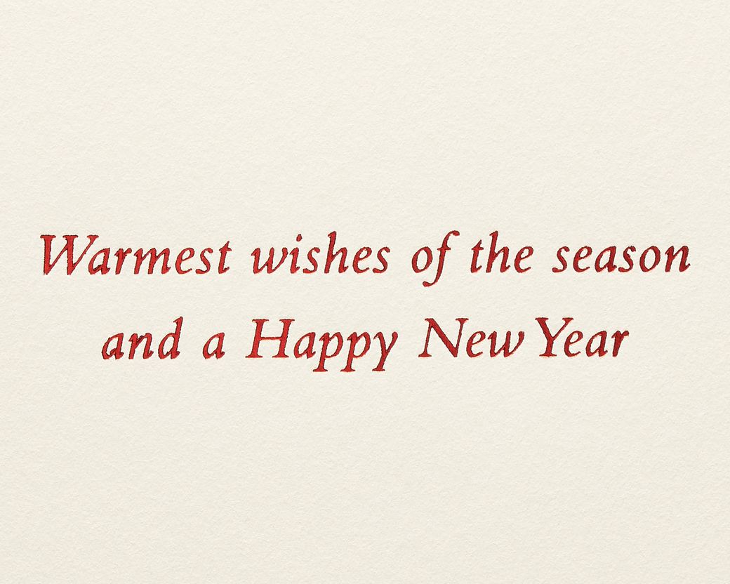 Warmest Wishes Christmas Greeting Card Image 3