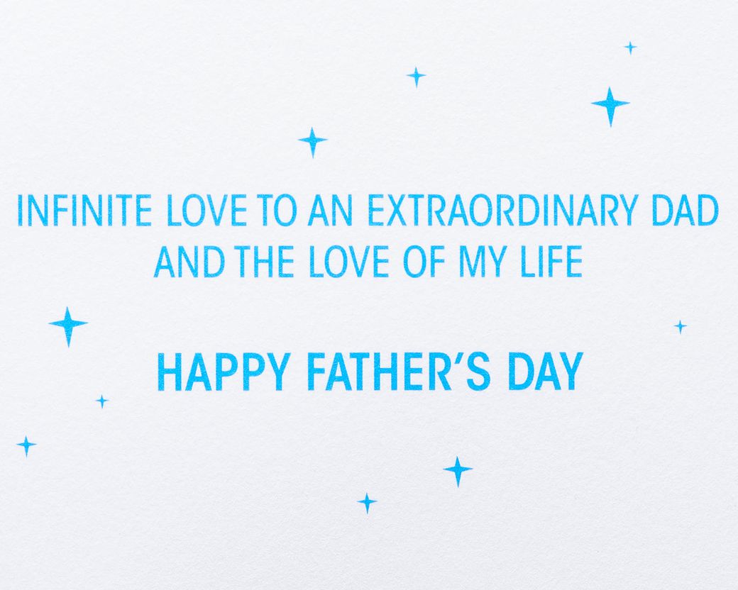 All My Stars Father's Day Greeting Card for Husband Image 2