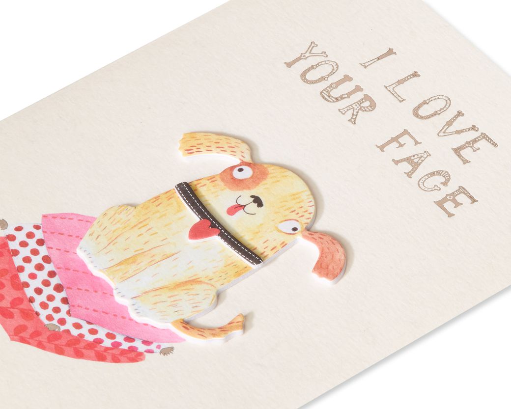 Love Your Face Funny Valentine's Day Greeting Card Image 5