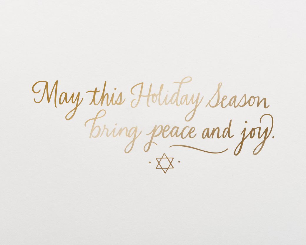 Peace and Joy Chanukah Boxed Cards, 12-Count Image 3
