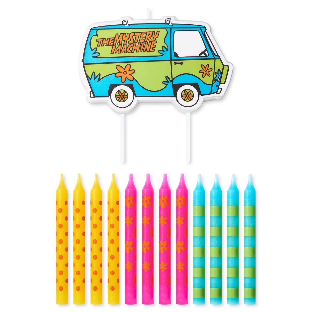 Scooby-Doo Mystery Machine Cake Topper Birthday Candles, 13-Count Image 1