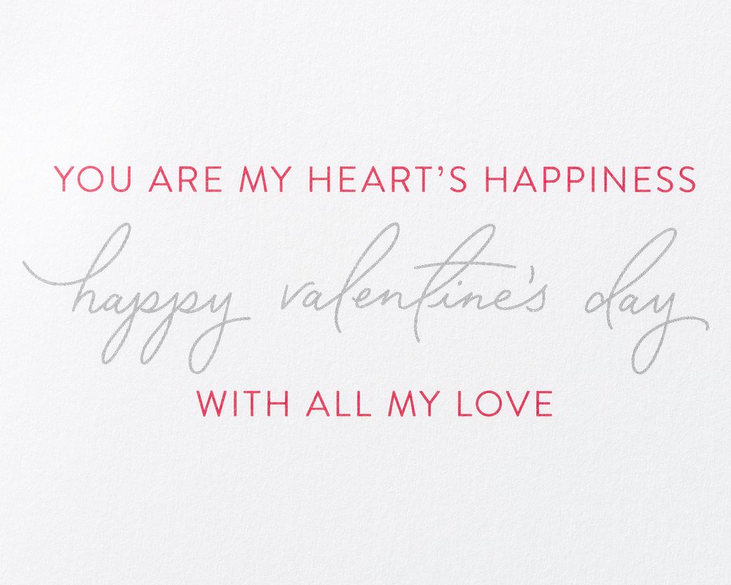 Be Mine Romantic Valentine's Day Greeting Card Image 3