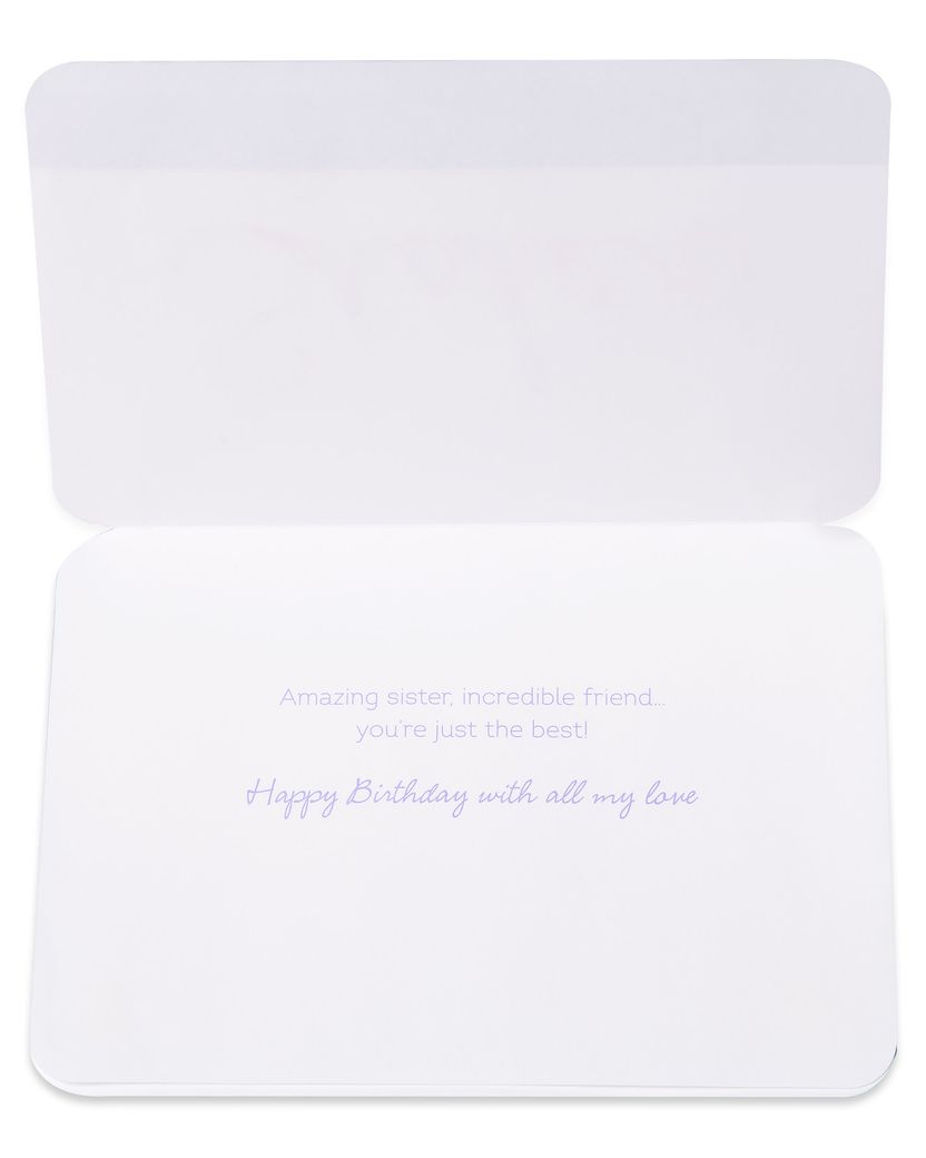 Scalloped Sister Birthday Greeting CardImage 3