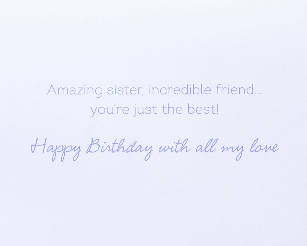 Scalloped Sister Birthday Greeting CardImage 4