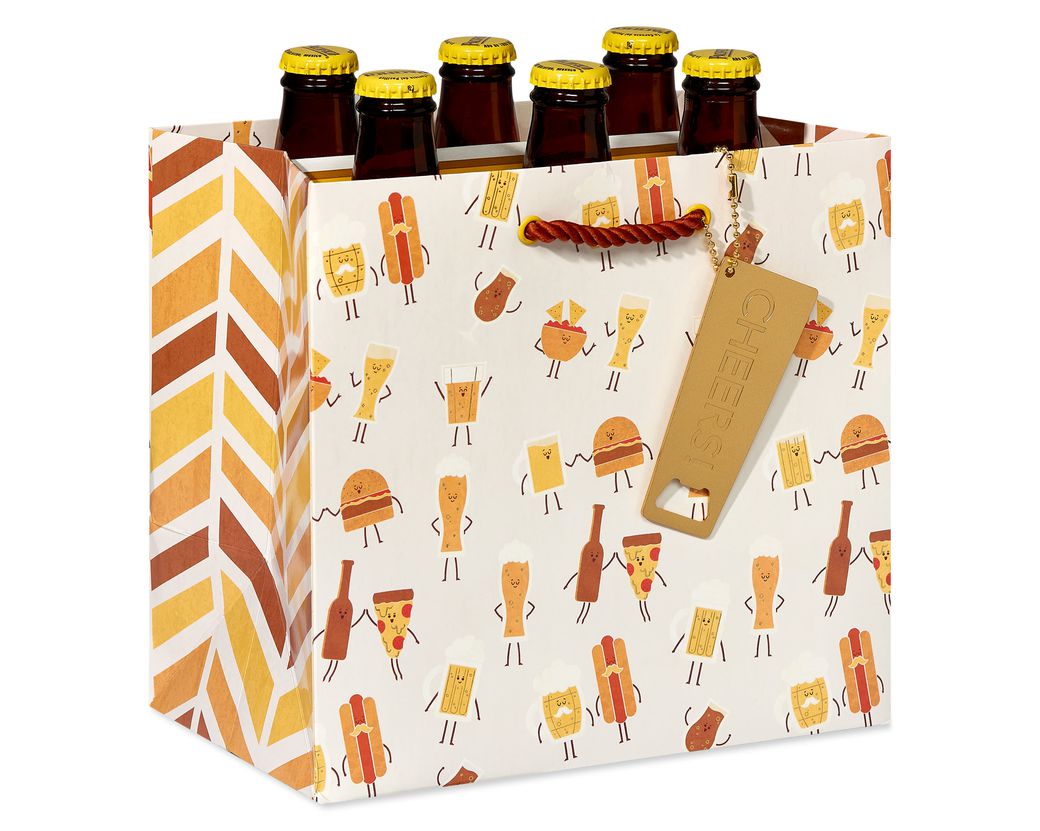 Beer bag, tote bag for beers, beer making process, gift for head brewer,  gift for beer lover — Hoot Design Studio