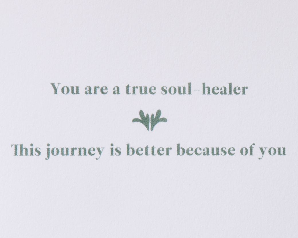 Soul-Healer Friendship Greeting Card - Illustrated by Sarah Dahir Image 3