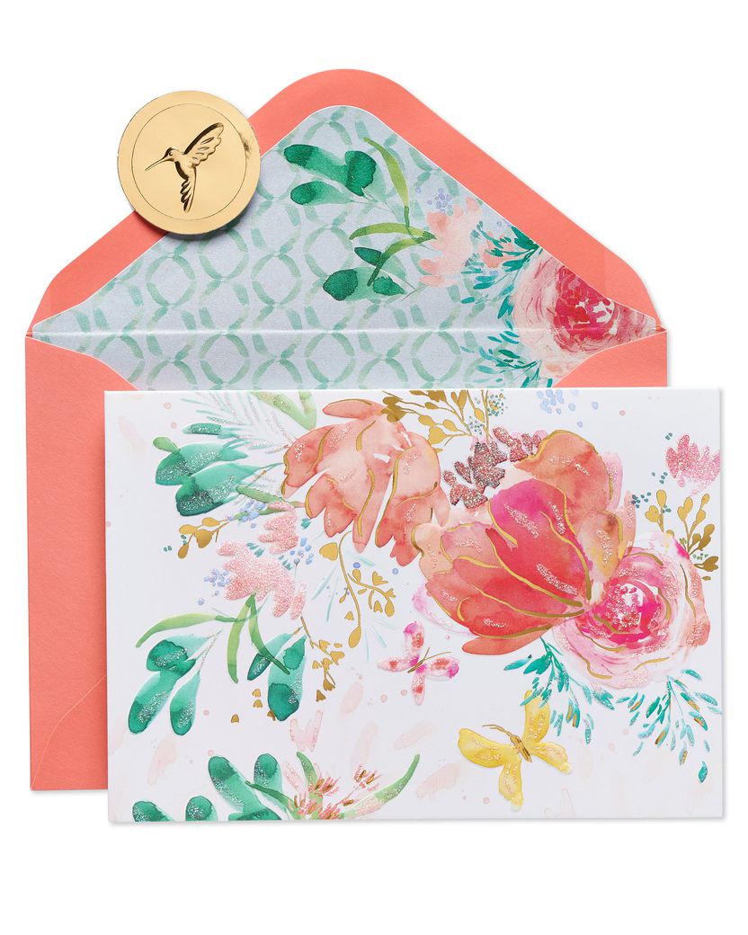 Floral Notes Mini Note Card Set