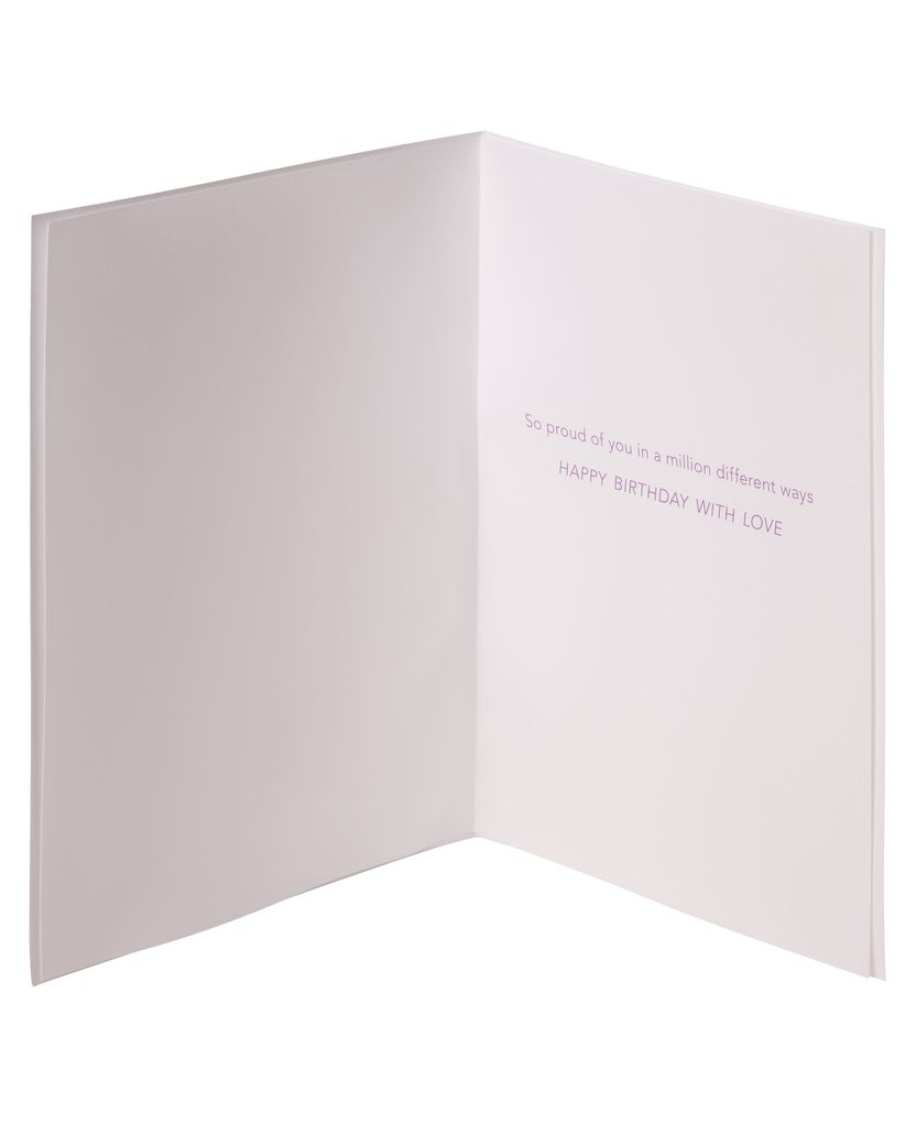 So Proud of You Birthday Greeting Card for DaughterImage 1