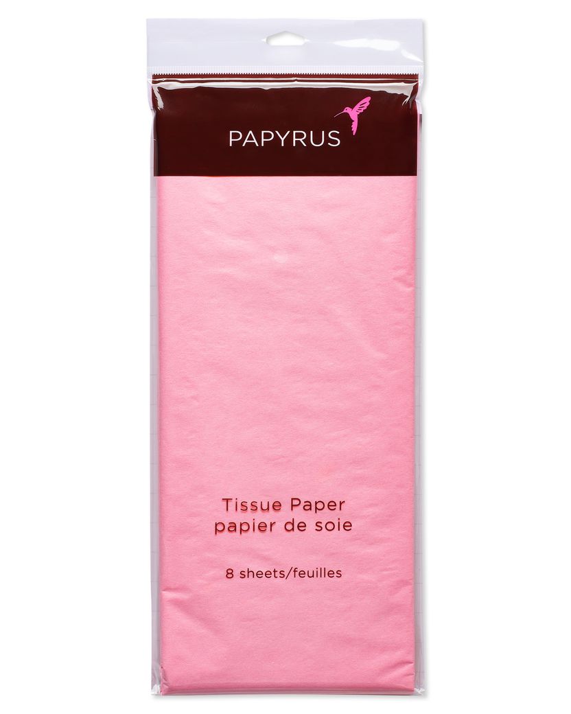 Light Pink Tissue Paper, 8-Sheets - Papyrus