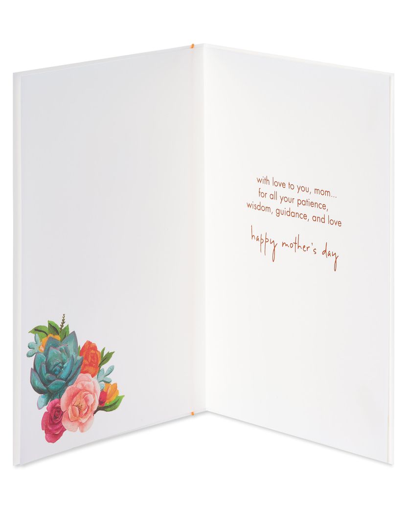 Succulent Bouquet Mother's Day Greeting CardImage 1