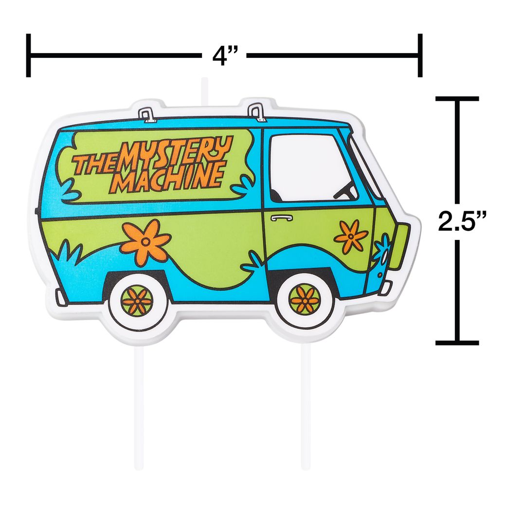 Scooby-Doo Mystery Machine Cake Topper Birthday Candles, 13-Count Image 2