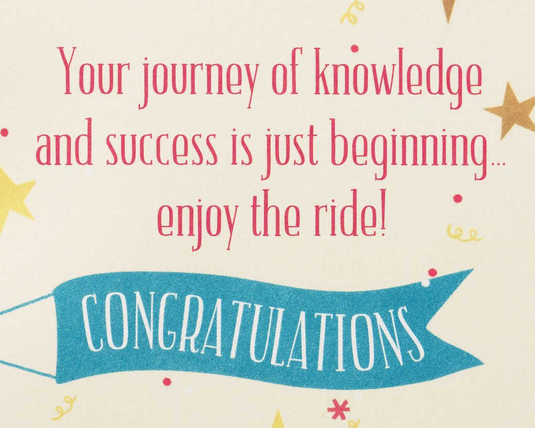 You Did It Graduation Greeting Card Image 3