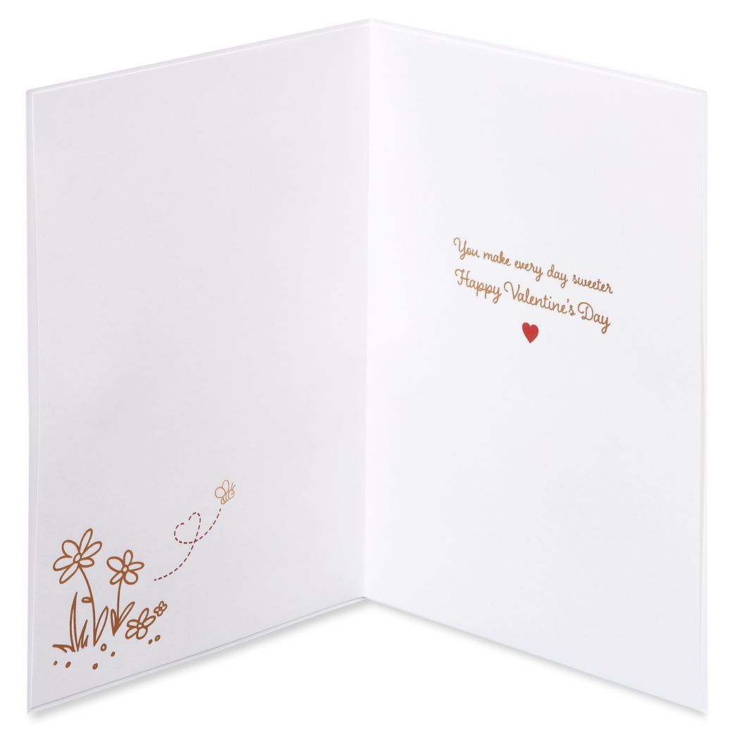 Make Every Day Sweeter Winnie The Pooh Disney Valentine's Day Greeting Card Image 2