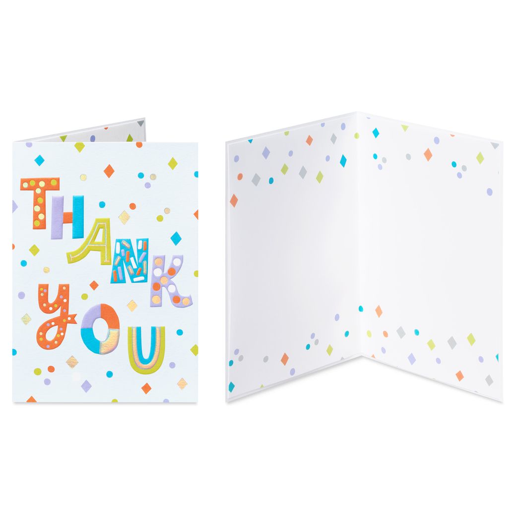 Flowers Blank Thank You Card Pack, 4-Count Image 4