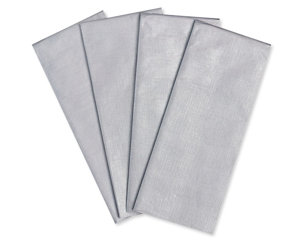 Silver Tissue Paper Sheets