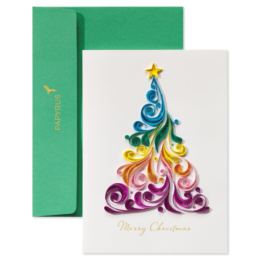 Joy and Peace Christmas Greeting Card Image 1