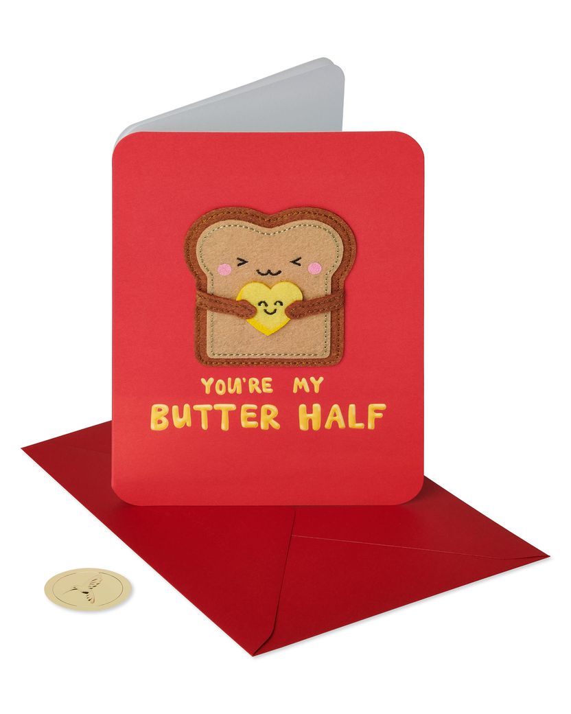 Butter Half Funny Valentine's Day Greeting Card Image 4