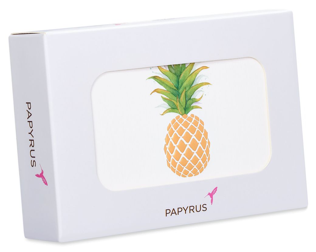 Pineapple Blank Cards with Envelopes 16-CountImage 1