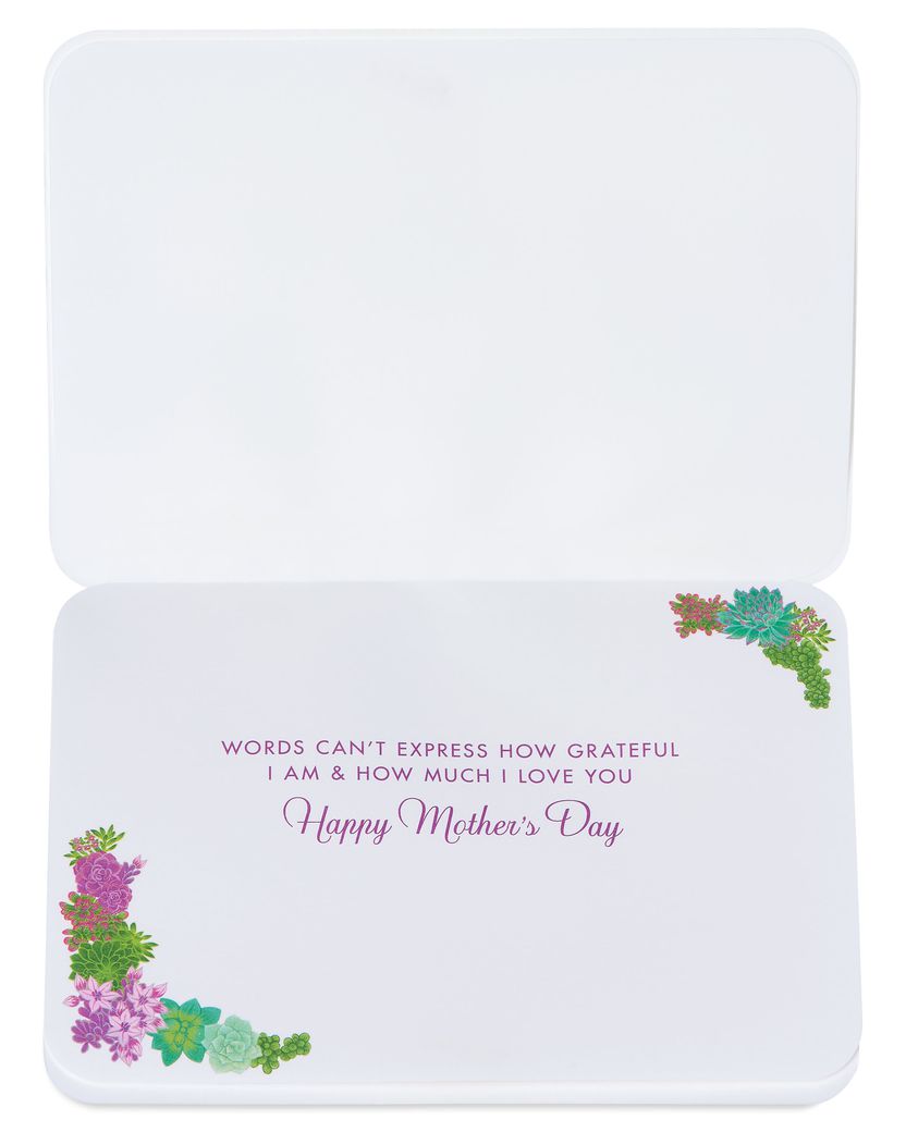 Floral Lettering Mother's Day Greeting CardImage 3
