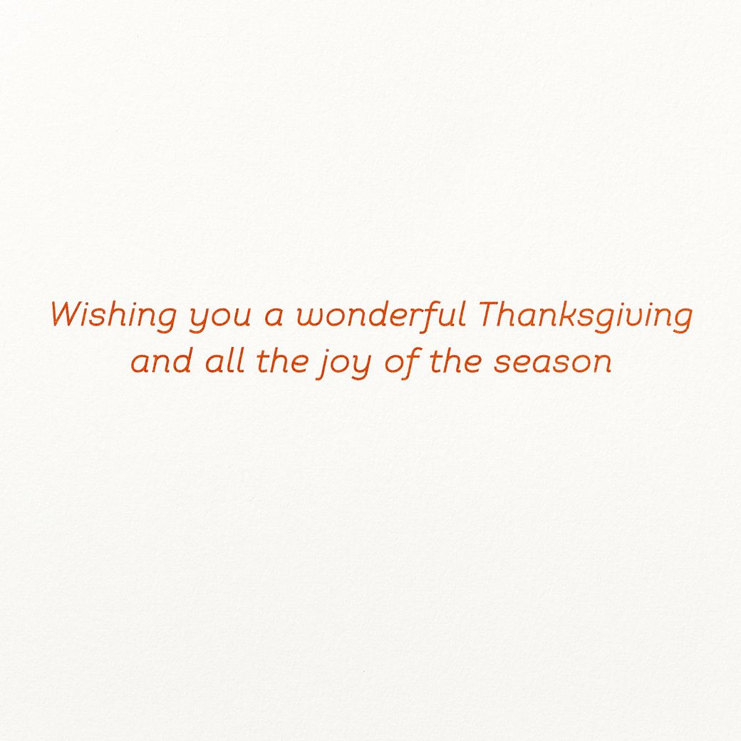 Give Thanks Thanksgiving Greeting Card Image 3