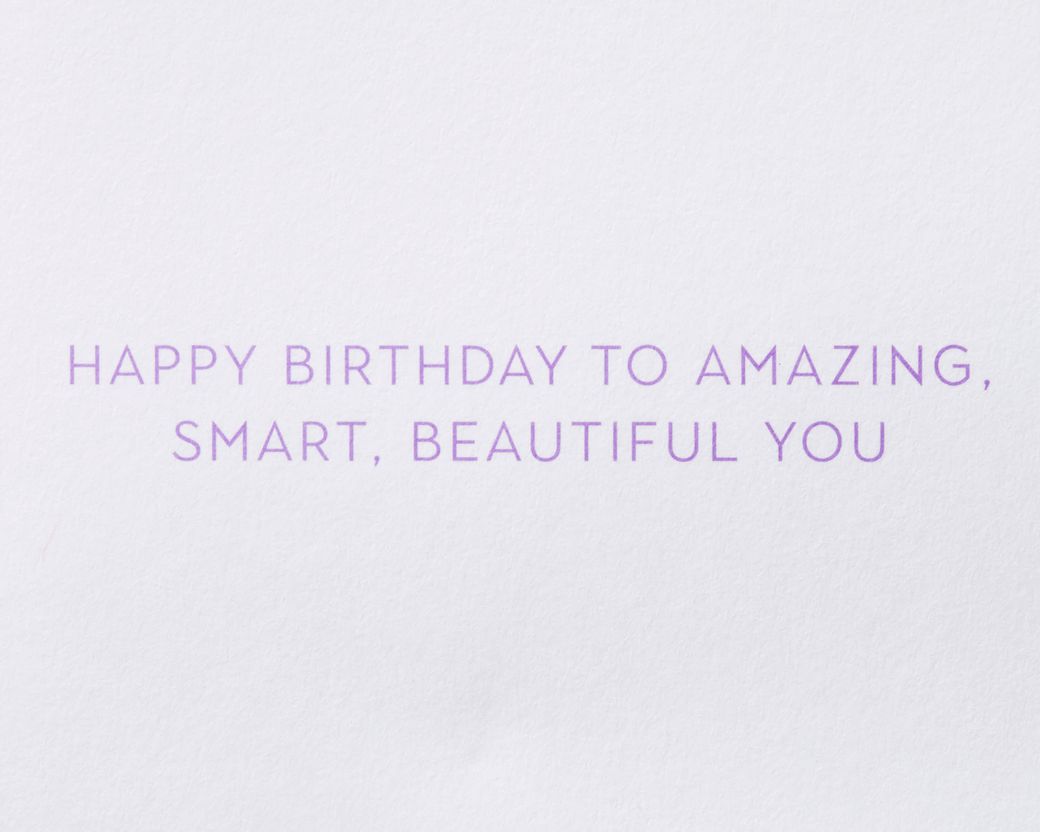 Amazing Smart Beautiful You 16th Birthday Greeting Card Image 4