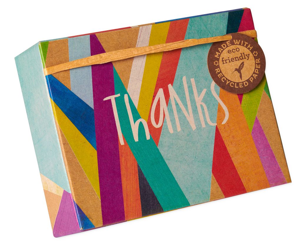  Papyrus Thank You Cards with Envelopes, Colorful