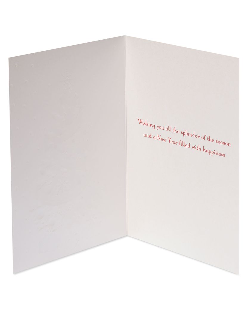 Papyrus Thank You Blank Boxed Holiday Cards, 12-Count 