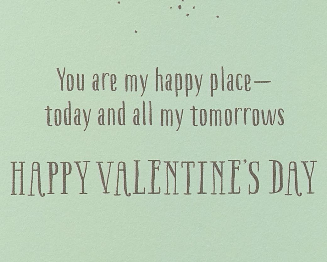 You Are My Happy Place Valentine's Day Greeting Card for Husband Image 3