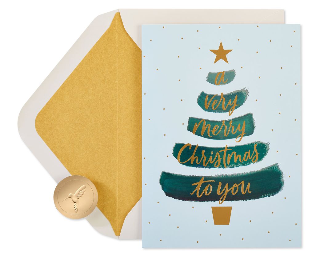 Best Wishes Tree Holiday Boxed Cards, 14-Count Image 1