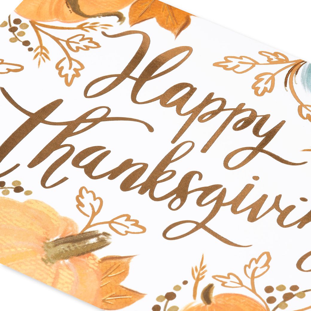 Warmth and Happiness Thanksgiving Greeting Card Image 5