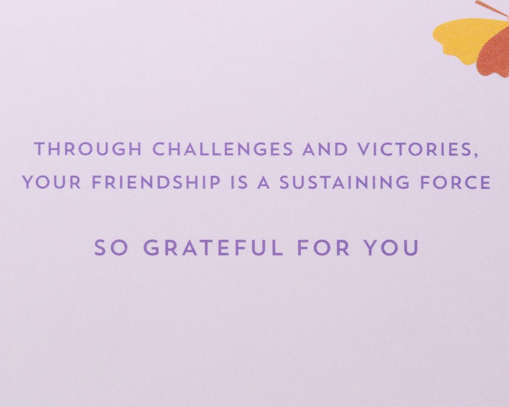 Your Friendship is a Sustaining Force Friendship Greeting Card - Illustrated by Jordana Alves AraujoImage 2